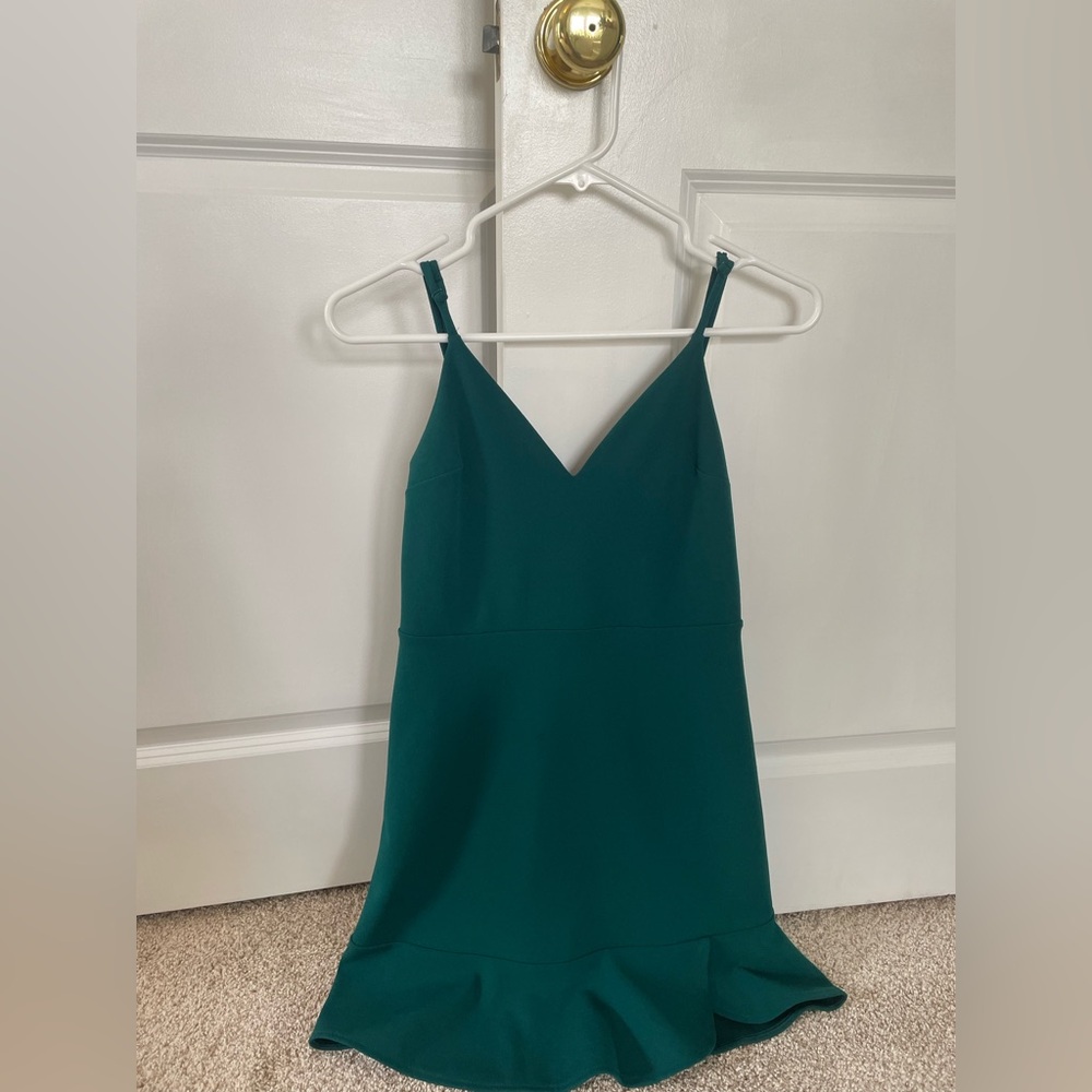 Express Green Mini Dress